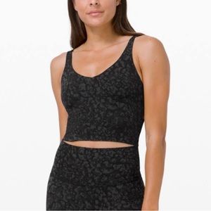Lululemon black spotted align tank